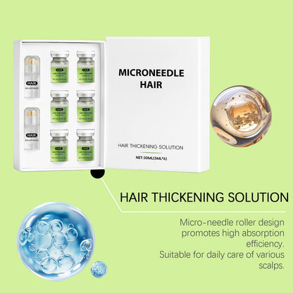 Hair Regrowth System - Advanced Hair Growth Treatment Ginseng,Eclipta Prostrata,Peppermint Oil and Ginger Root,Micro System Hair Treatment for Thicker,Strengthens Roots for Men and Women