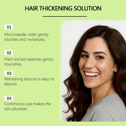 Hair Regrowth System - Advanced Hair Growth Treatment Ginseng,Eclipta Prostrata,Peppermint Oil and Ginger Root,Micro System Hair Treatment for Thicker,Strengthens Roots for Men and Women