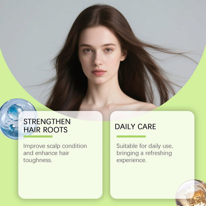 Hair Regrowth System - Advanced Hair Growth Treatment Ginseng,Eclipta Prostrata,Peppermint Oil and Ginger Root,Micro System Hair Treatment for Thicker,Strengthens Roots for Men and Women